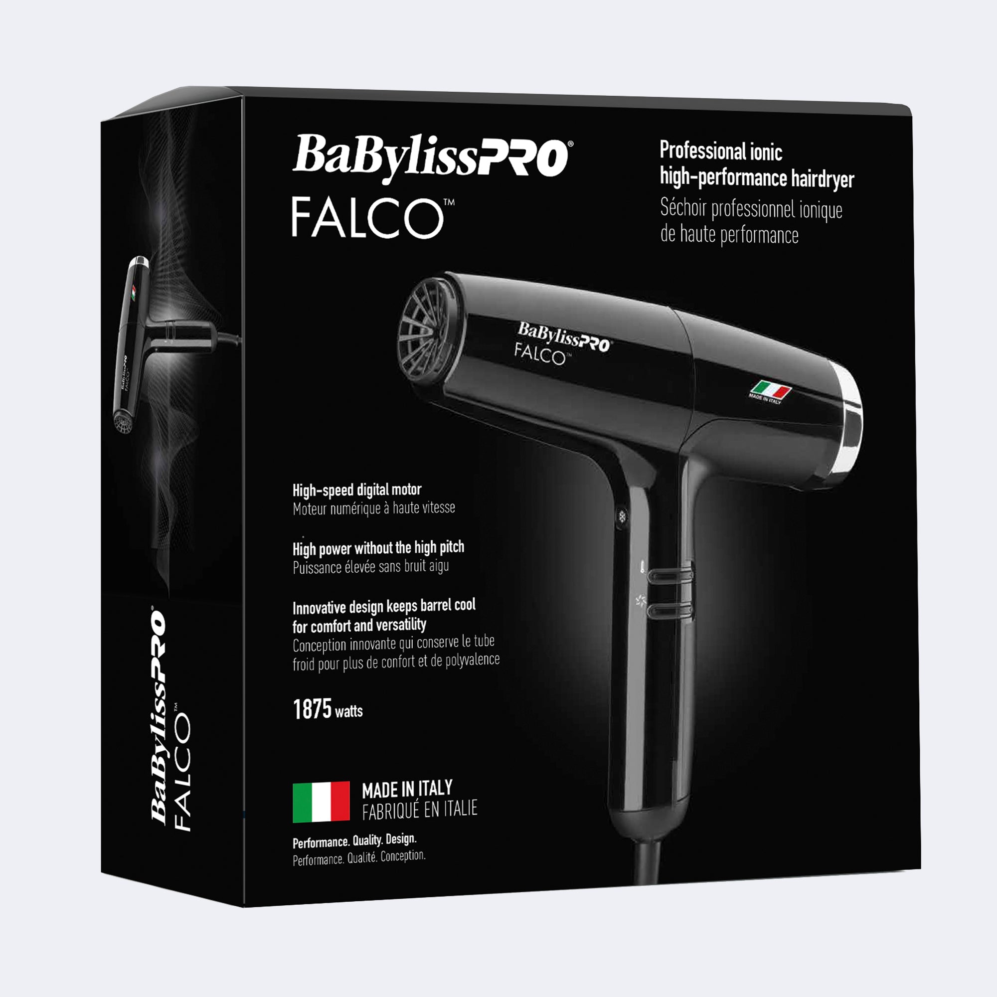 BaBylissPRO® Falco™ Séchoir professionnel ionique de haute performance