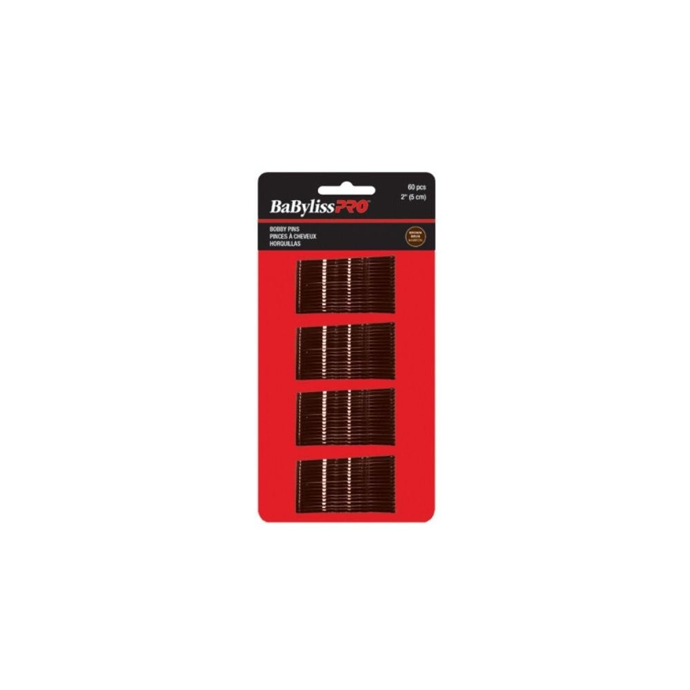 BABYLISSPRO BOBBY PINS BROWN 2IN PACK 60 - Scentbar