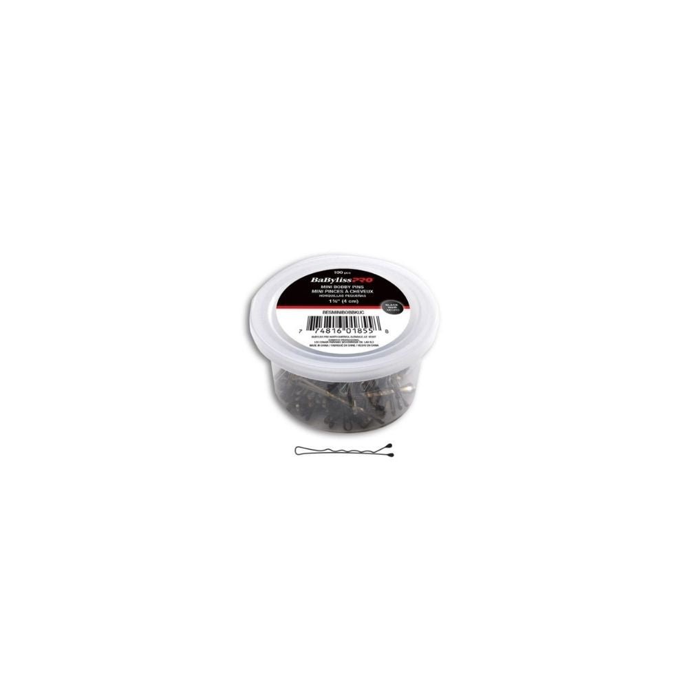 BABYLISSPRO MINI BOBBY PINS BLACK 1.65IN BTE100 - Scentbar
