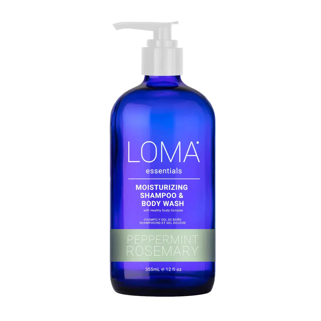 Essentials Moisturizing Shampoo & Body Wash Peppermint Rosemary