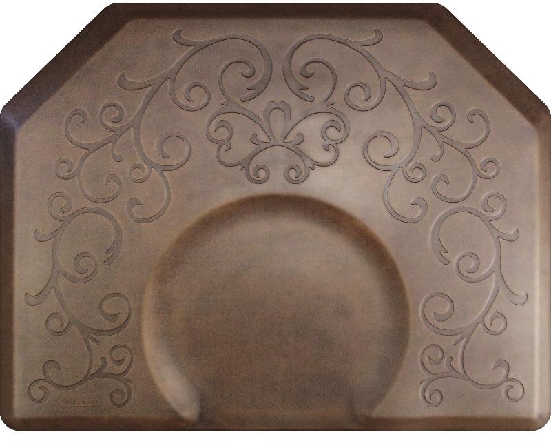 The Decorative 3/4" Dye-Washed Mat (4&