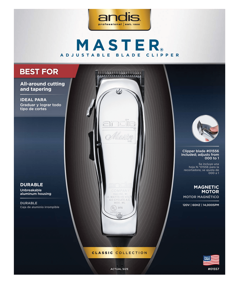 Andis Master Adjustable Blade Clipper - Scentbar