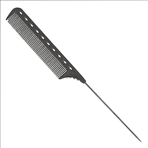 Extra Long Tail Comb Standard Teeth Black - Scentbar