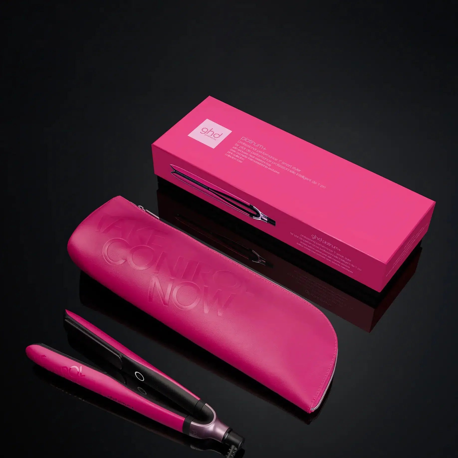 Limited Edition Platinum+ Styler 1 Inch Flat Iron - Orchid Pink - Scentbar