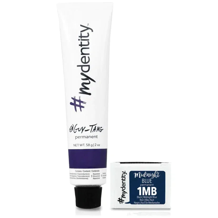 Mydentity Permanent Hair Color Midnight Blue 1MB Black - Scentbar