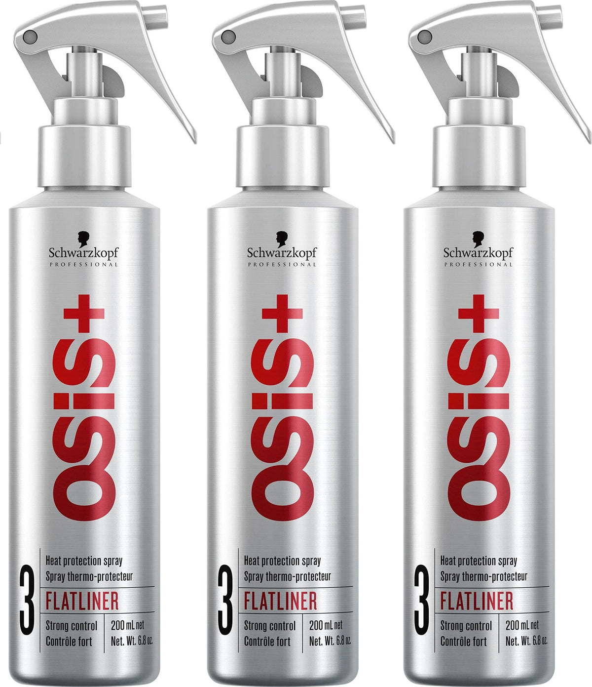 OSiS+ FLATLINER Flattening Iron Serum, 6.8-Ounce (3-Pack) - Scentbar