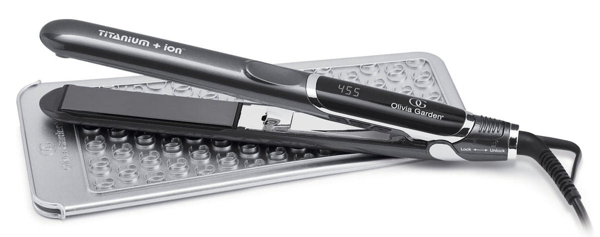 Professional 1" Titanium + Ion Flat Iron - Scentbar