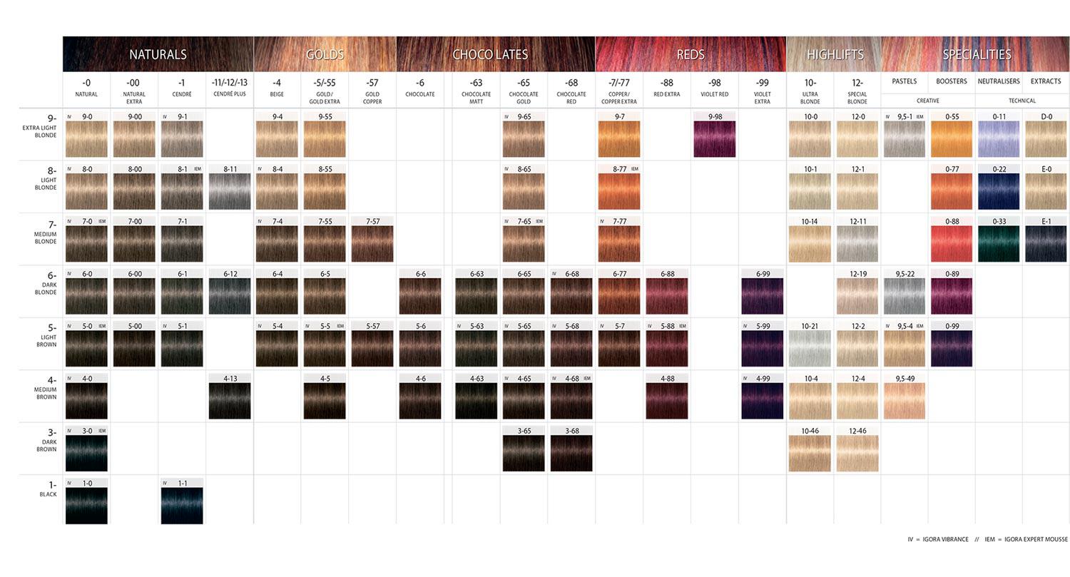 Igora Royal Hair Color Choose Any 2 Colors of Your Choice