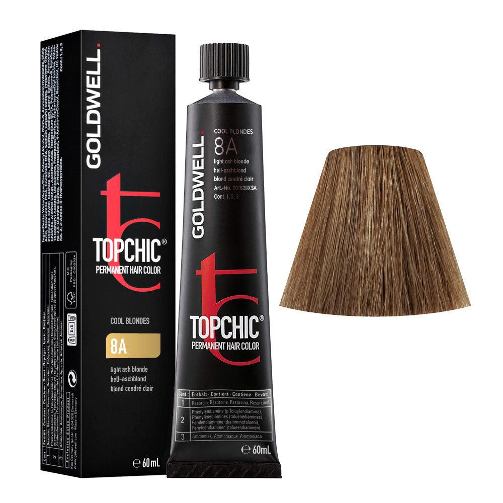 Topchic 8A Light Ash Blonde Permanent Hair Color - Scentbar