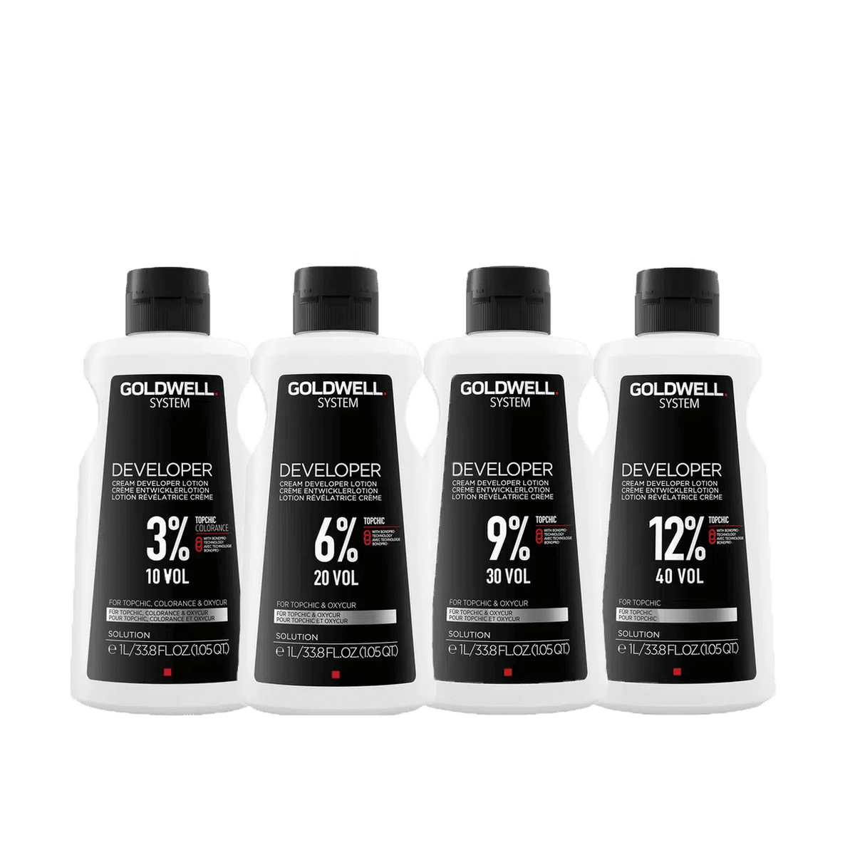 TopChic Cream Developer Lotion 4 Pack - Scentbar