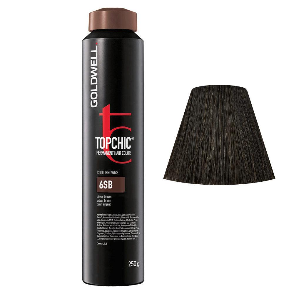Topchic Hair Color 6SB Silver brown. - Scentbar