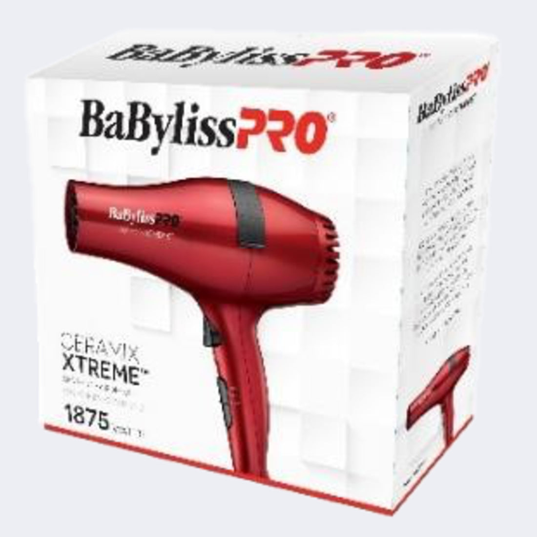 BaBylissPRO® Ceramix Xtreme™ Séchoir Rouge