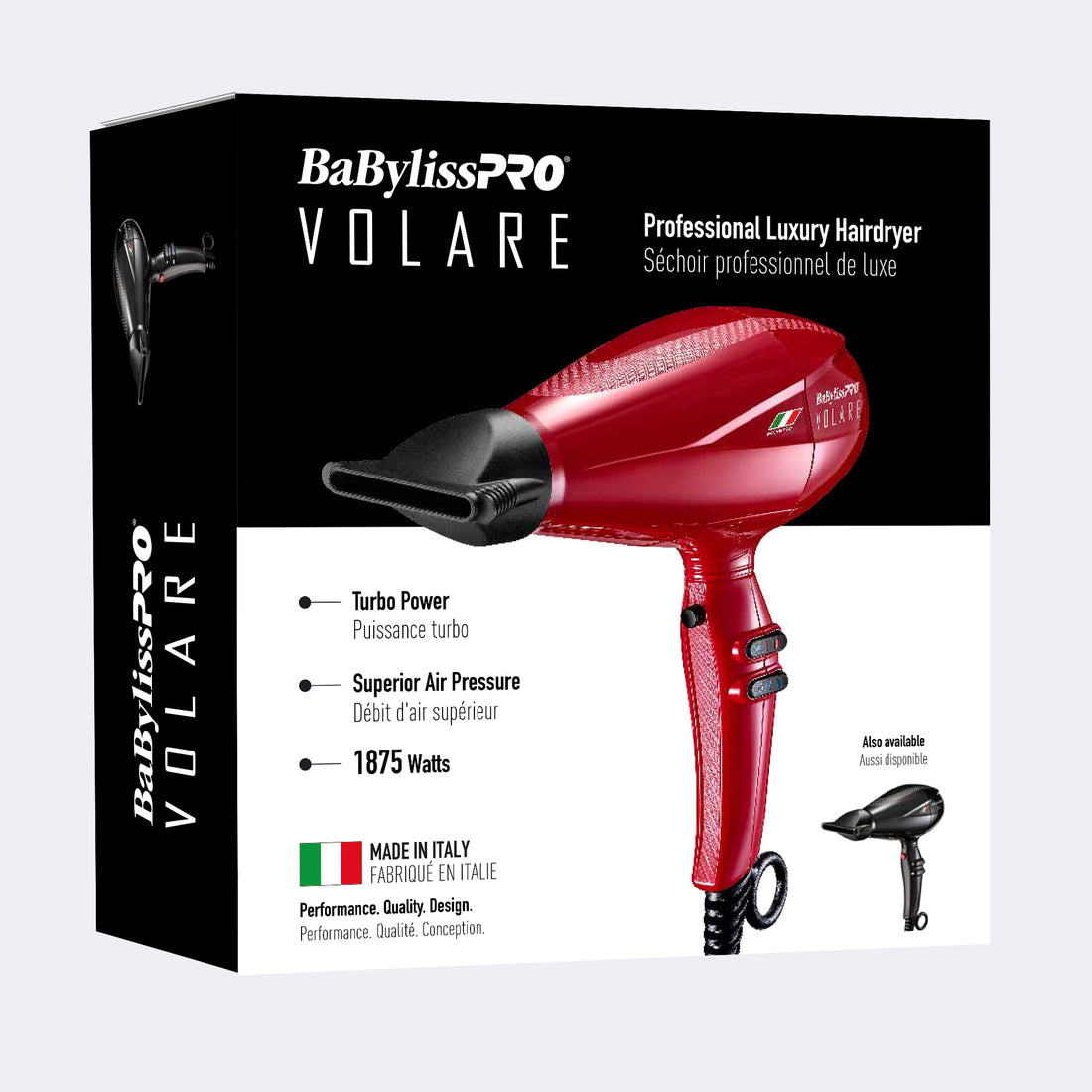 BaBylissPRO® Volare® Séchoir (Rouge)