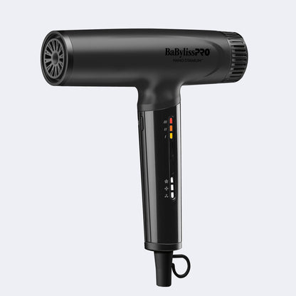 BaBylissPRO® Nano Titanium™ Séchoir à haute vitesse nano léger (Noir Mat)