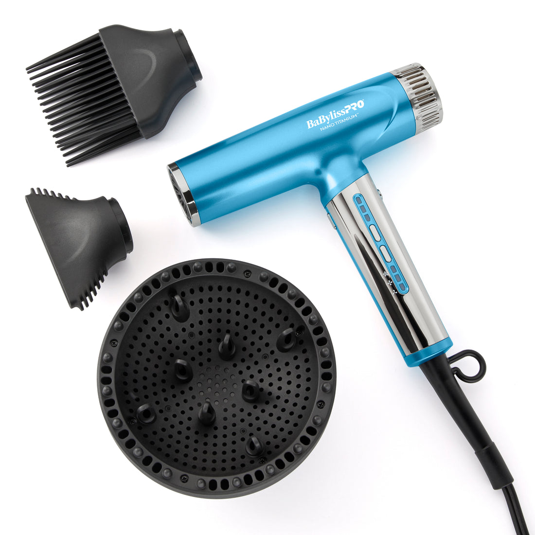 BaBylissPRO® Nano Titanium™ High-Speed Nano Light Hairdryer (Blue)