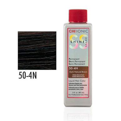 CHI Shine Shades Liquid Colour - Grey Coverage 50-4N-DARK NATURAL BROWN