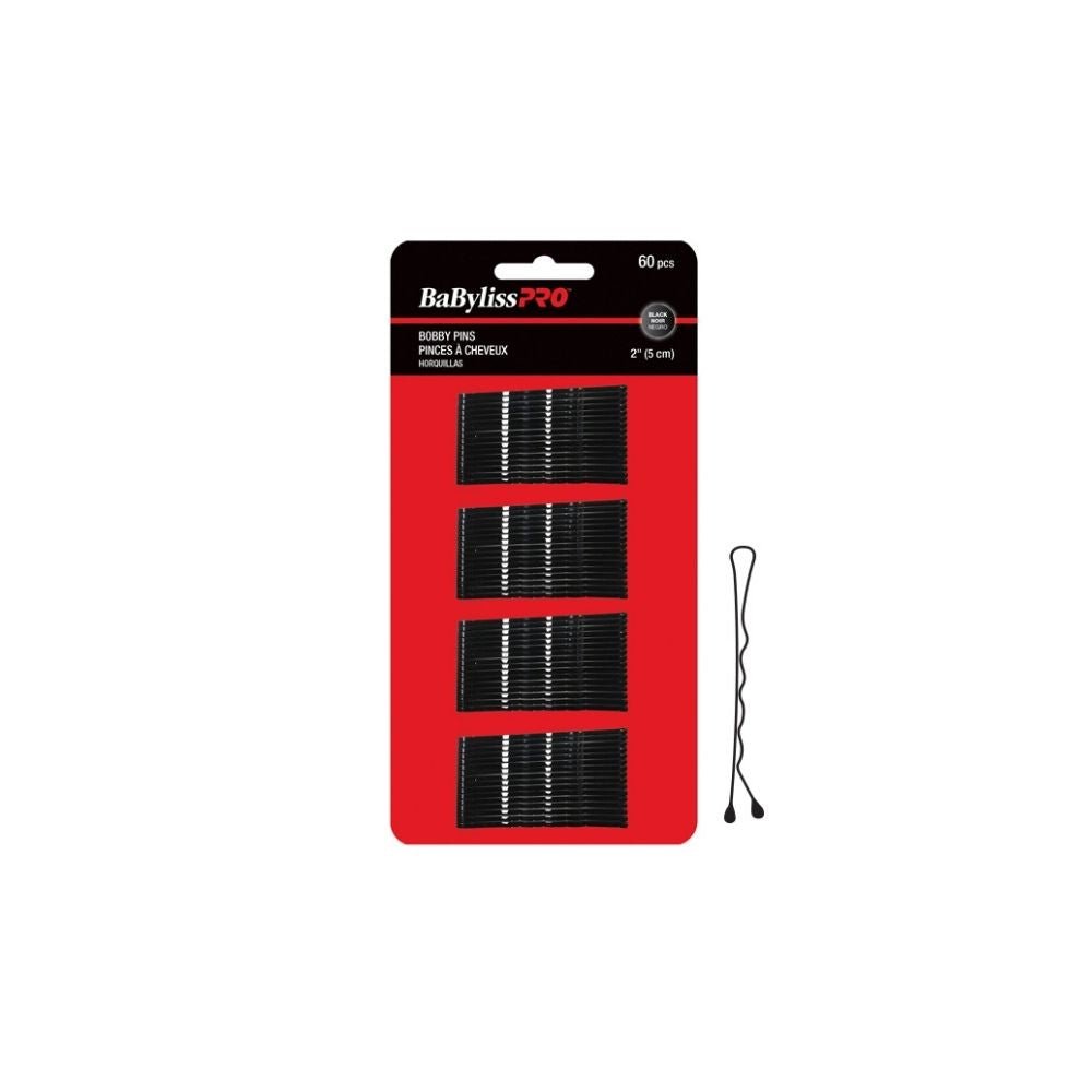 BABYLISSPRO BOBBY PINS BLACK 2IN PACK 60 - Scentbar