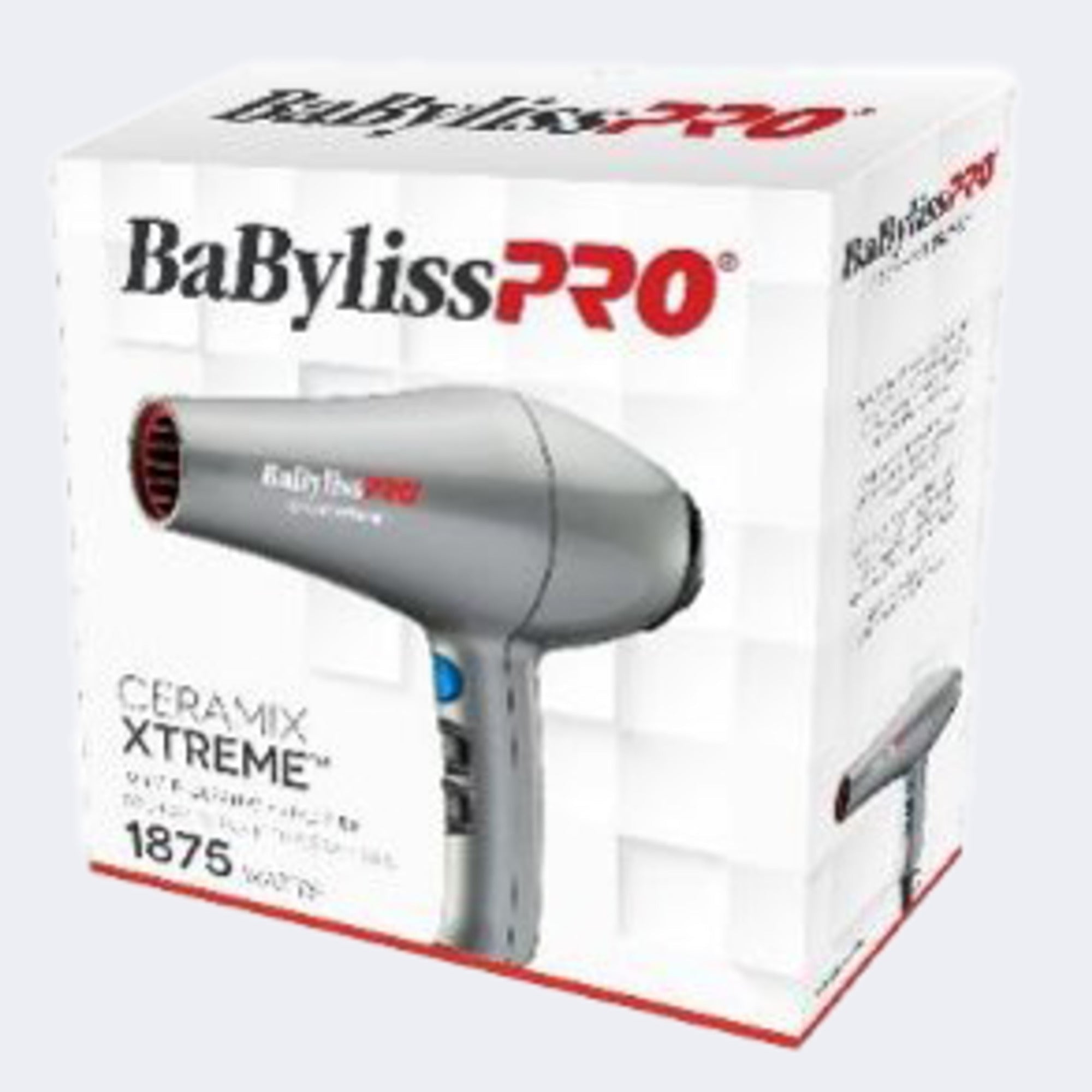 BaBylissPRO® Ceramix Xtreme™ Hair Dryer Grey - Scentbar
