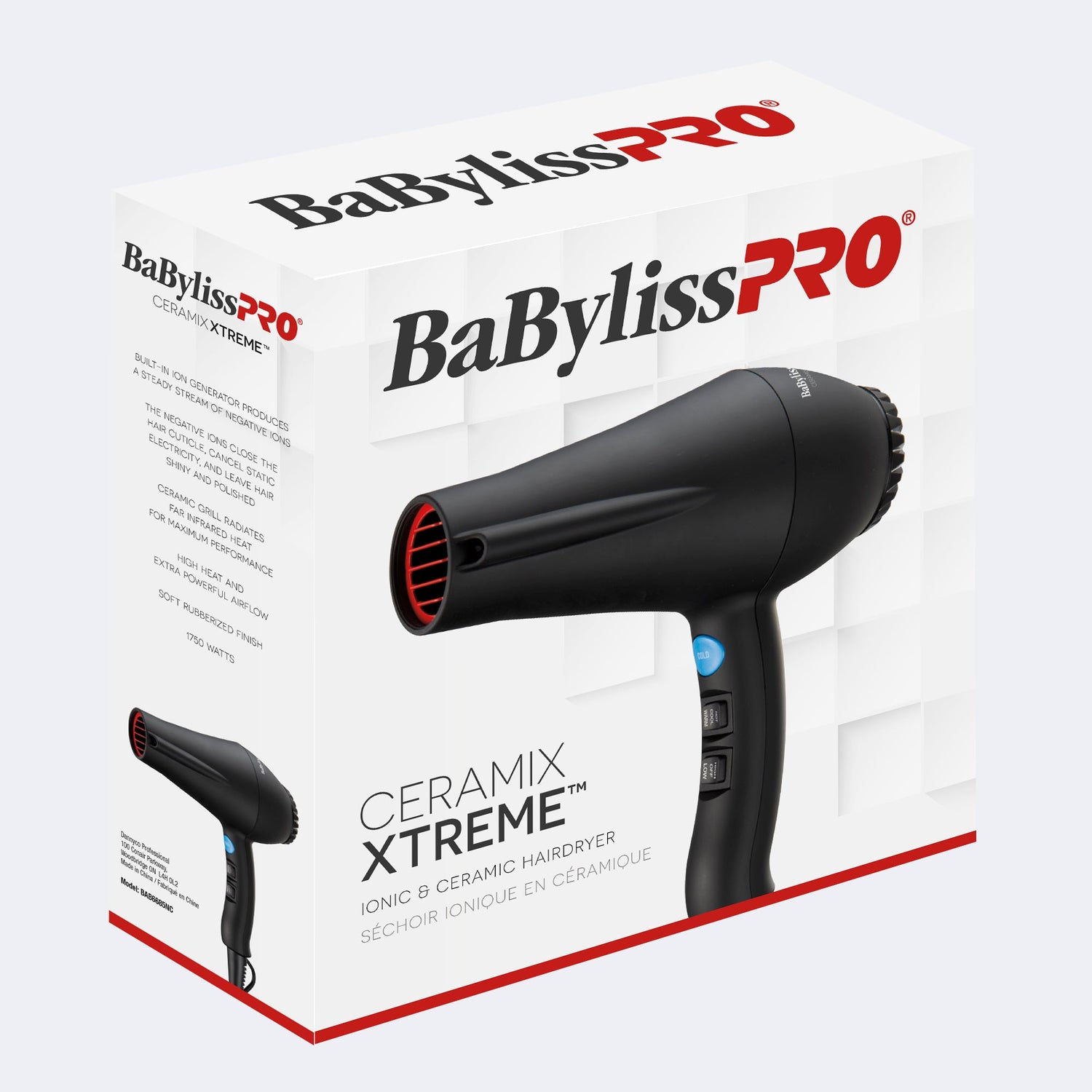 BaBylissPRO® Ceramix Xtreme™ Ionic Hair Dryer Black - Scentbar