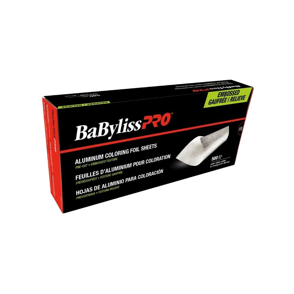 BABYLISSPRO LIGHTWEIGHT WAFFLE ALUMINUM PAPER 5X12IN BOX OF 500 - Scentbar