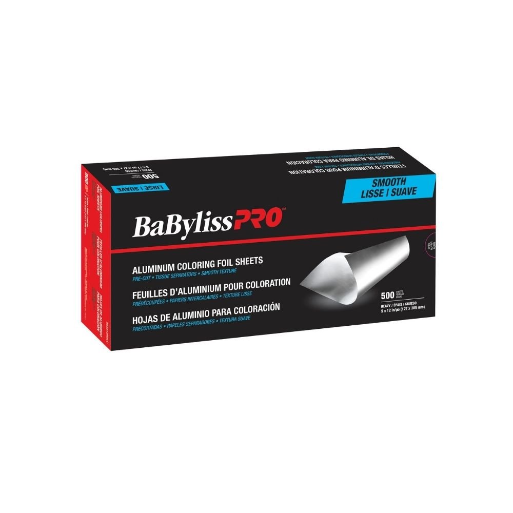 BABYLISSPRO SMOOTH THICK ALUMINUM PAPER 5X12IN BOX OF 500 - Scentbar