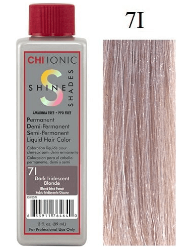 CHI Ammonia Free 7I - Iris Dark Blonde Ionic Shine Shades Liquid Color - Scentbar