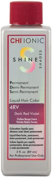 Chi Ionic Permanent Shine Hair Color 4Rv Dark Red Violet - Scentbar