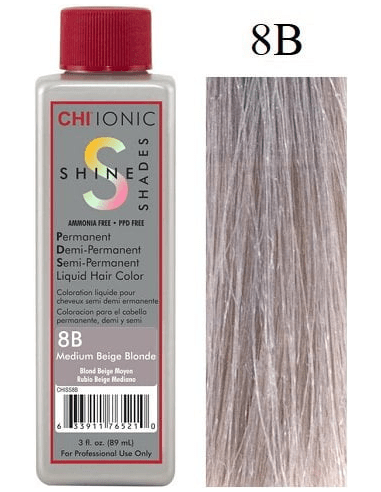 CHI Ionic Shine Shades 8B Medium Beige Blonde - Scentbar
