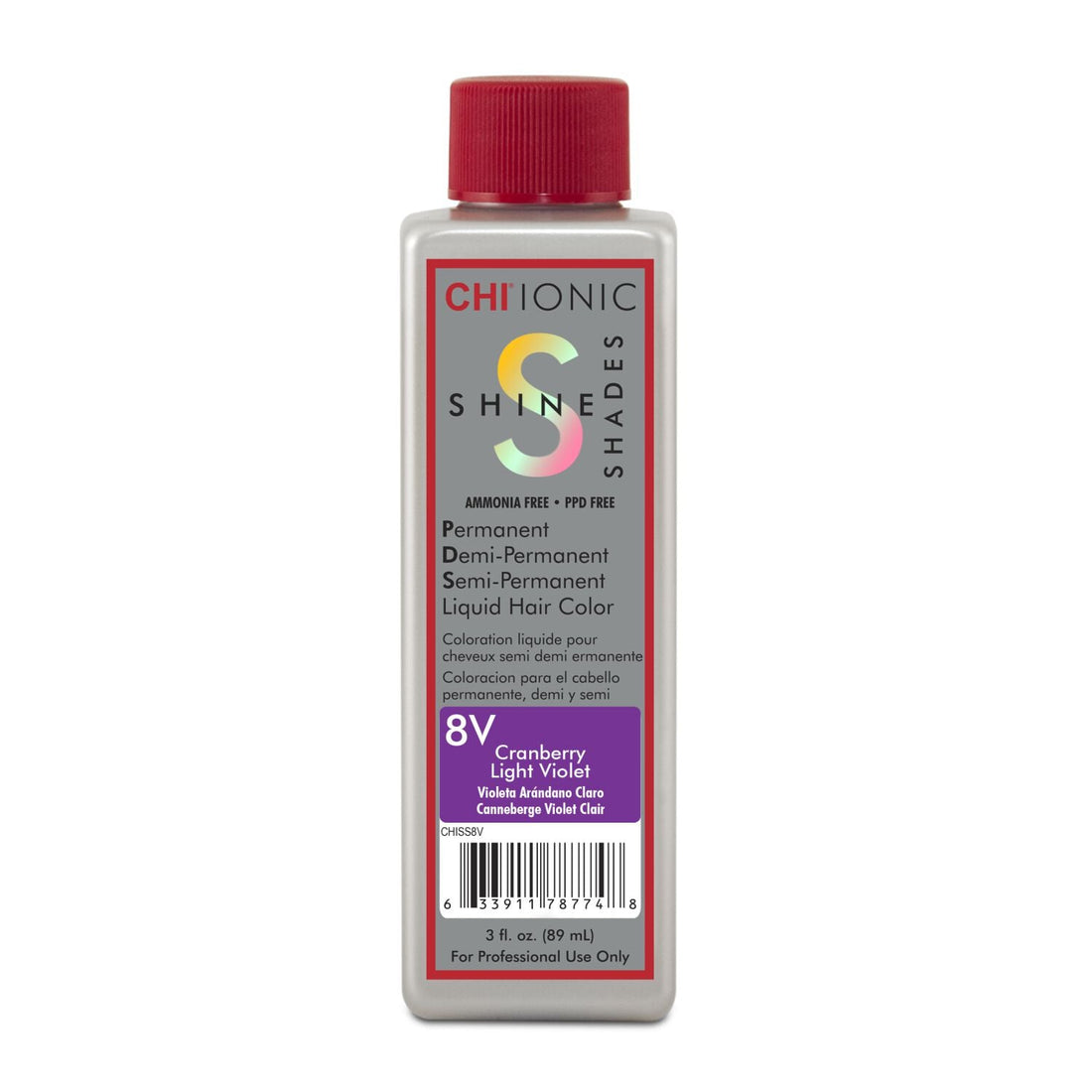 Chi Ionic Shine Shades 8V Medium Violet Blonde - Scentbar