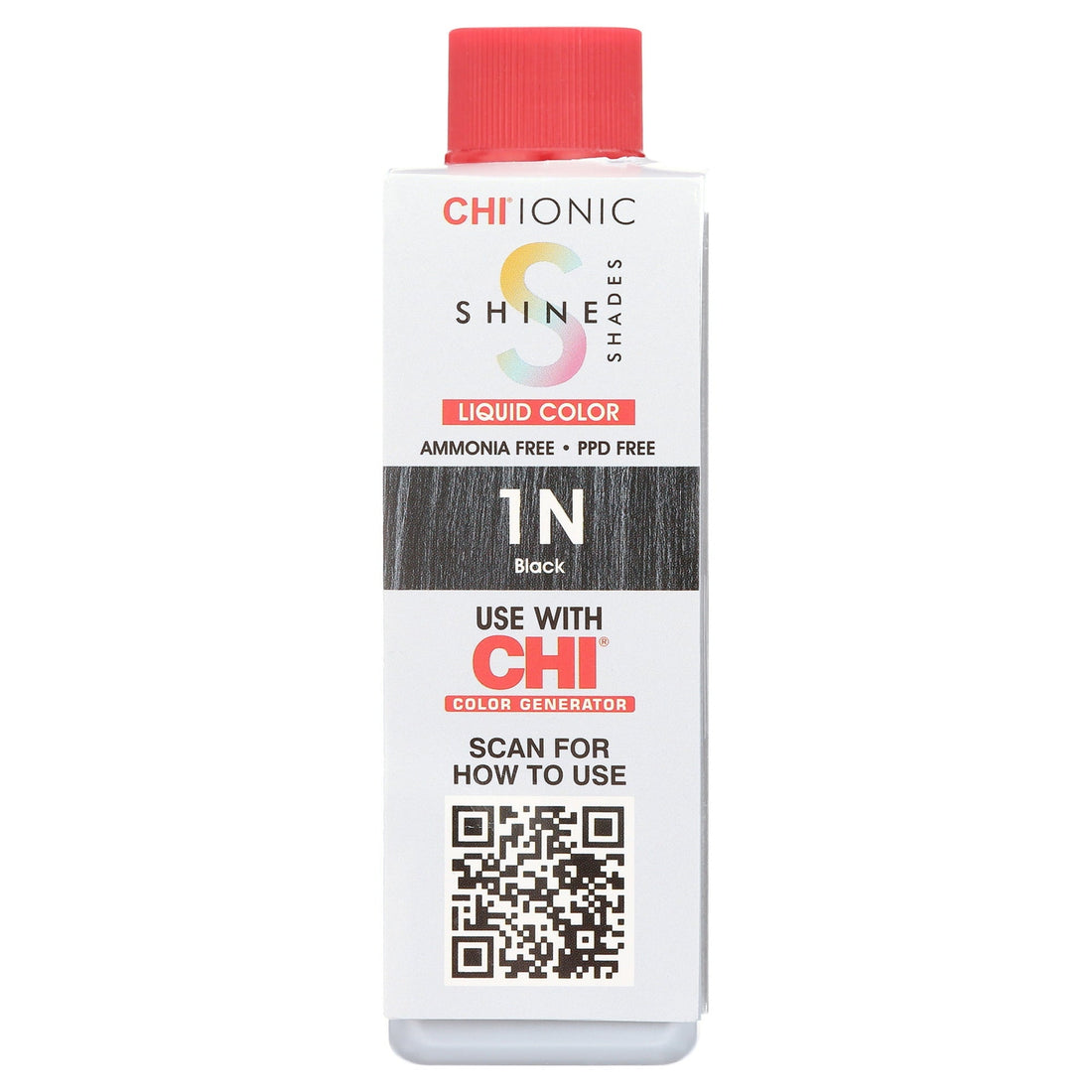 CHI Ionic Shine Shades Liquid Hair Color - 1N Black - Scentbar