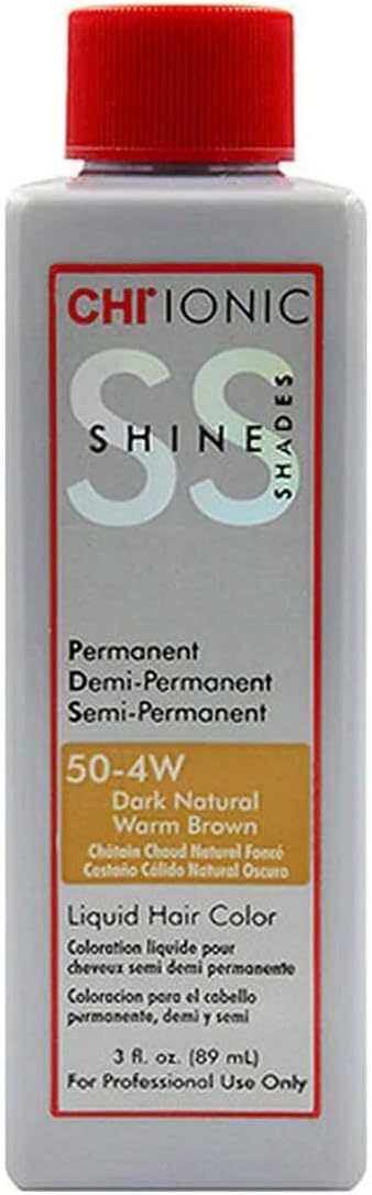CHI Ionic Shine Shades Liquid Hair Color 50-4W Dark Natural Warm Brown - Scentbar