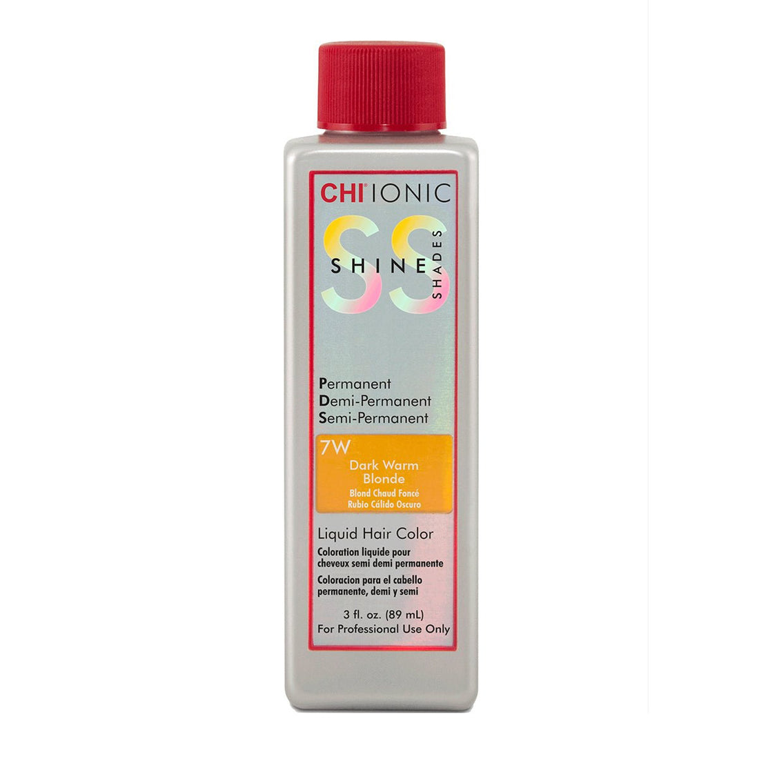 CHI Ionic Shine Shades Liquid Hair Color - 7W Dark Warm Blonde - Scentbar