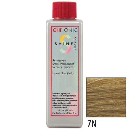 CHI Ionic Shine Shades Liquid Hair Color Dark Blonde 7N - Scentbar