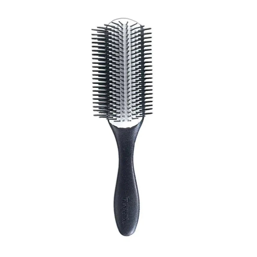 Denman Styling Brush Textured Handle 9 rows