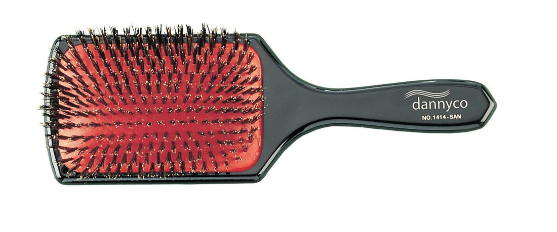 DANNYCO FLAT BRUSH WITH WIDE BOAR BRUSH - Scentbar