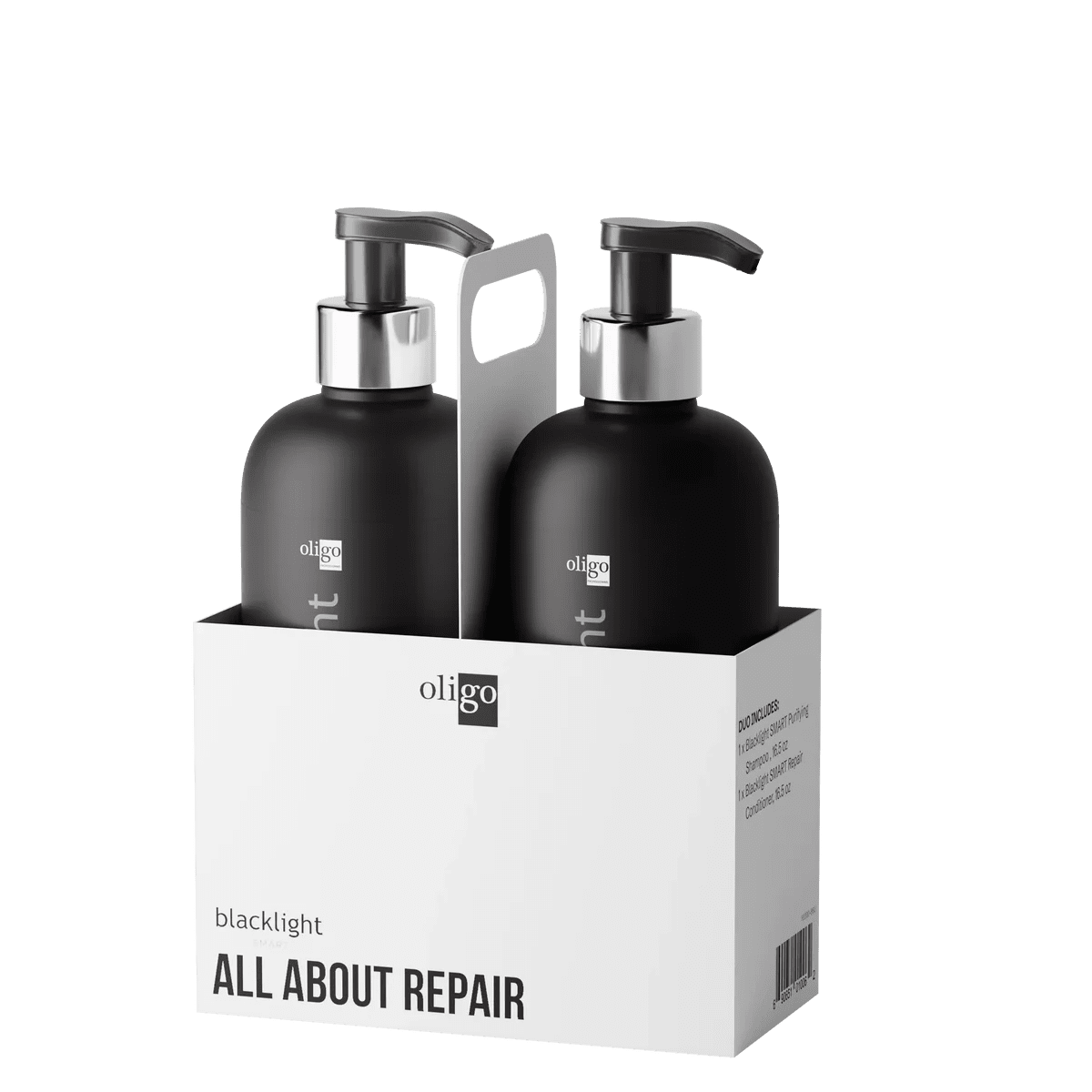 DUO oligo blacklight smart purifying shampoo et repair conditioner - Scentbar