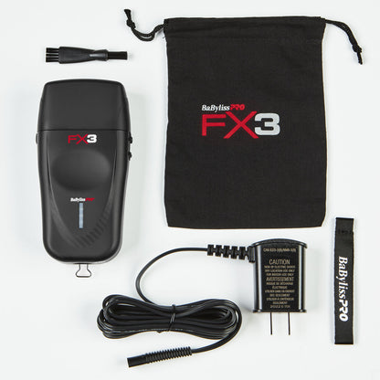 BaBylissPRO® FX3 Rasoir double lame à haute vitesse avec / sans fil