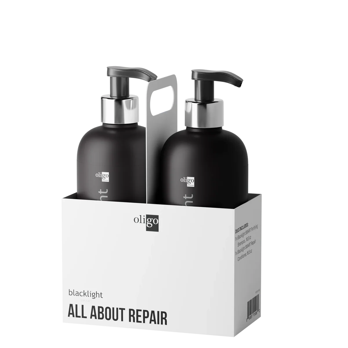 DUO oligo blacklight smart purifying shampoo et repair conditioner