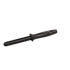 Glamour 1’ Black Ceramic Round Textured Curling Rod
