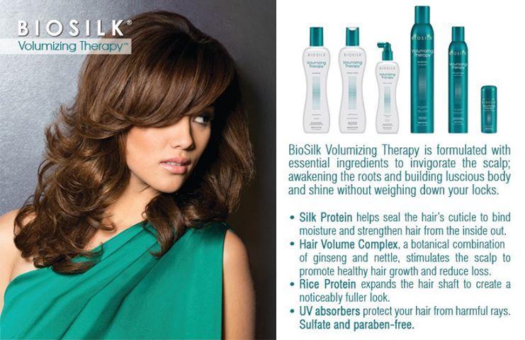 Biosilk Volumizing Therapy styling foam