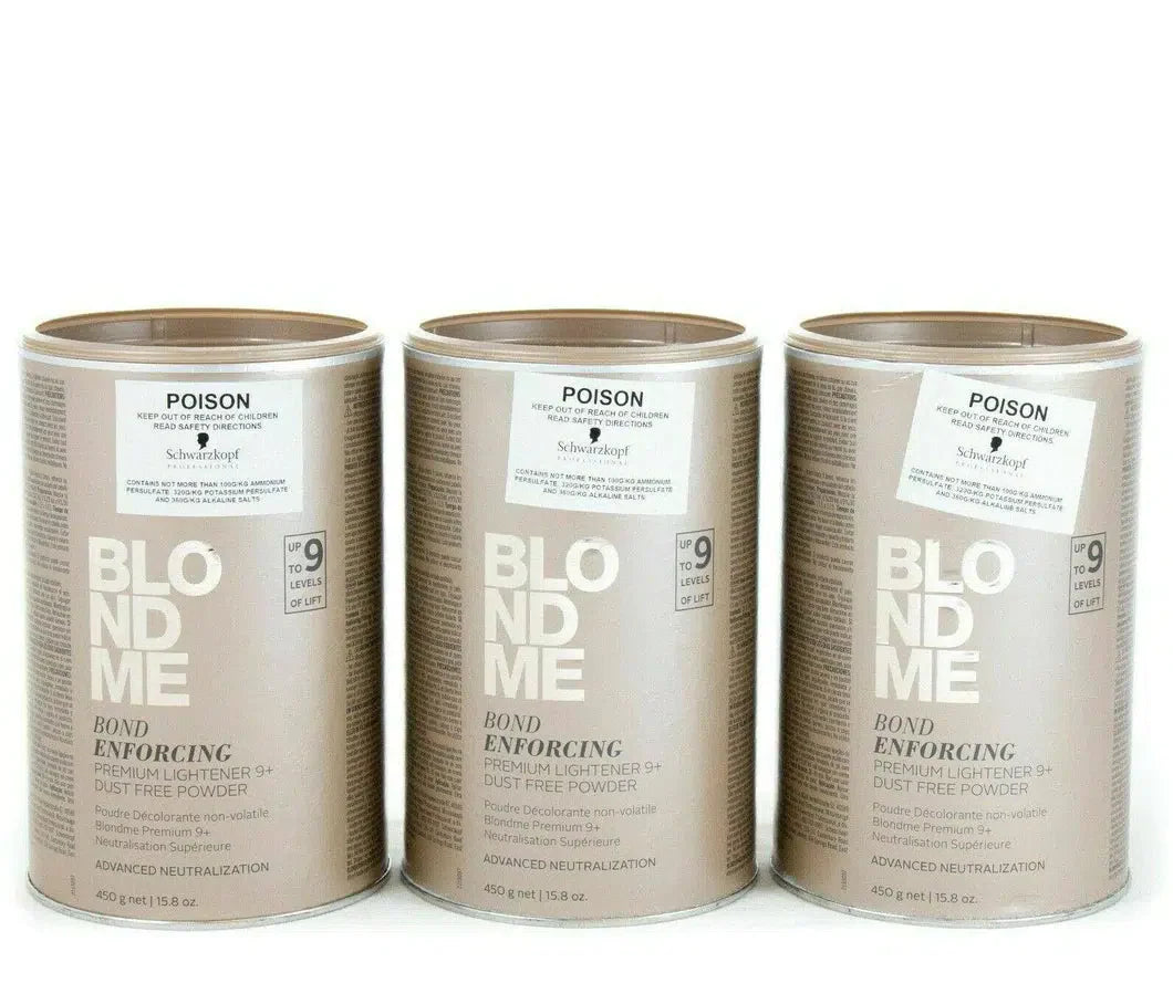BLONDME Bleach Bond Enforcing Lightener 9+ Dust Free Powder Trio