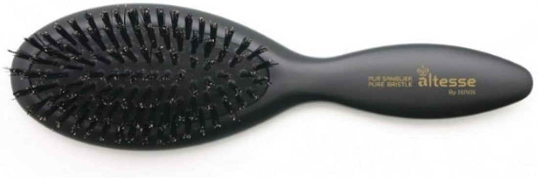 Boar Bristle Cushion Brush, Small