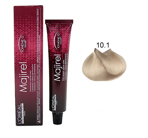 Majirel Hair Color 10.1, Lightest Ash Blond
