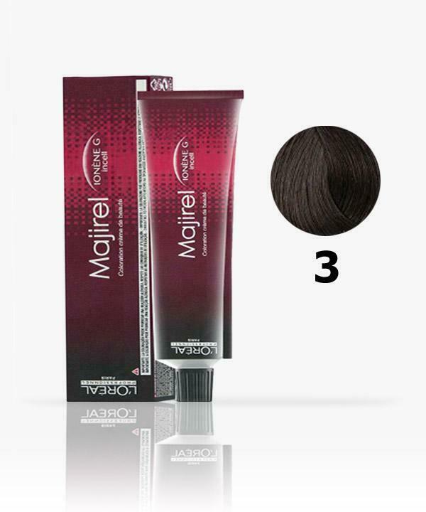 Majirel Hair Color 3, Dark Brown