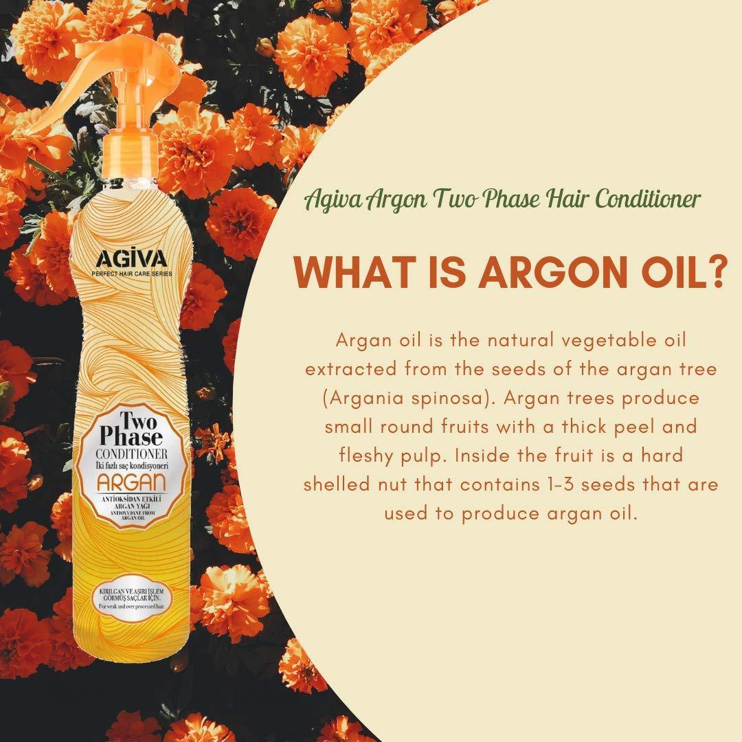 Two Phase Hair Conditioner With Infused Argon Oil