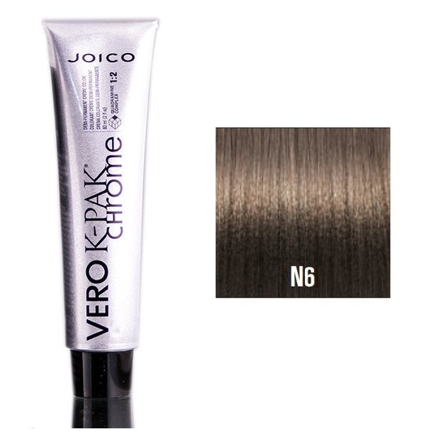Joico Vero K-Pak Chrome Demi-Permanent Creme Color - N6 Caramel -