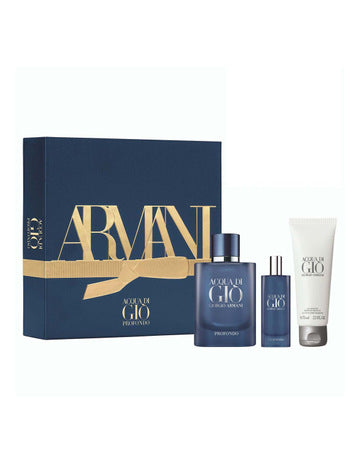 ACQUA DI GIO PROFONDO EAU DE PARFUM 75ML HOLIDAY GIFT SET
