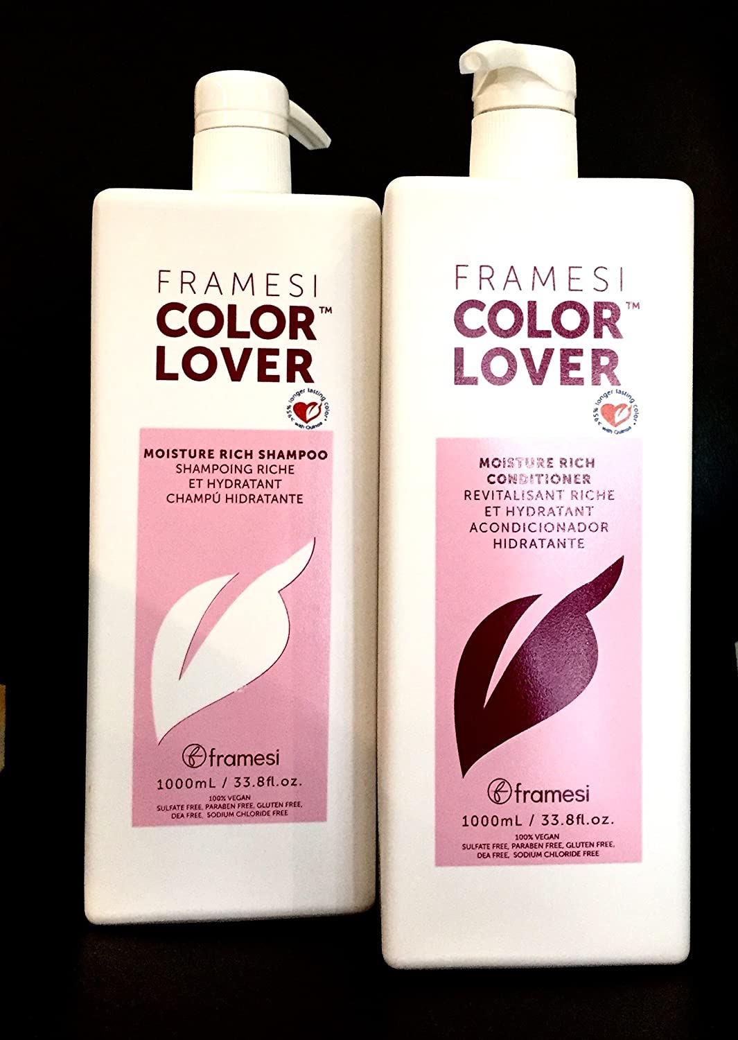 Framesi Color Lover Moisture Rich Shampoo &amp; Conditioner Duo Set