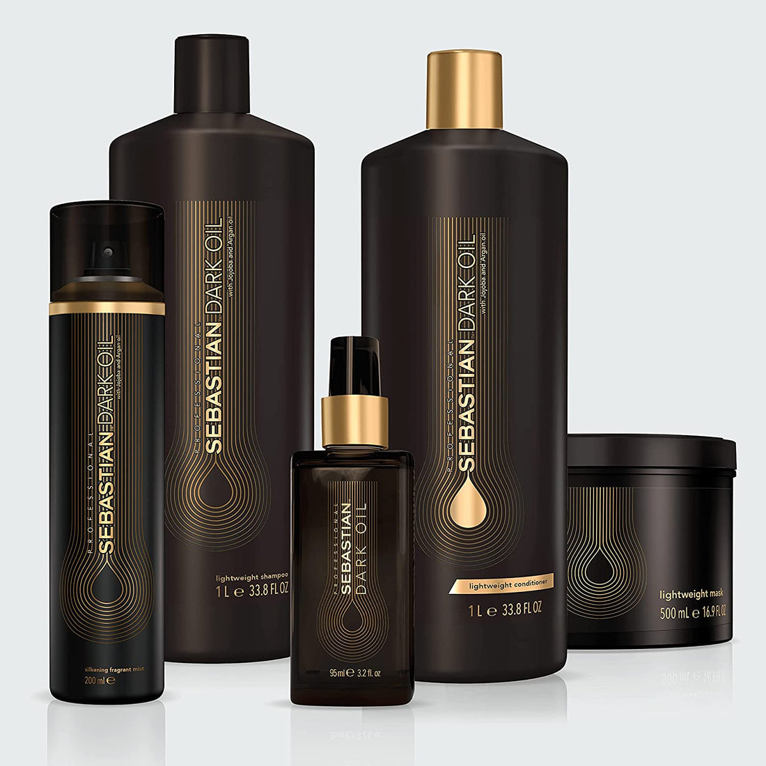 Sebastian Professional Dark Oil Lightweight 5 PIECE KIT