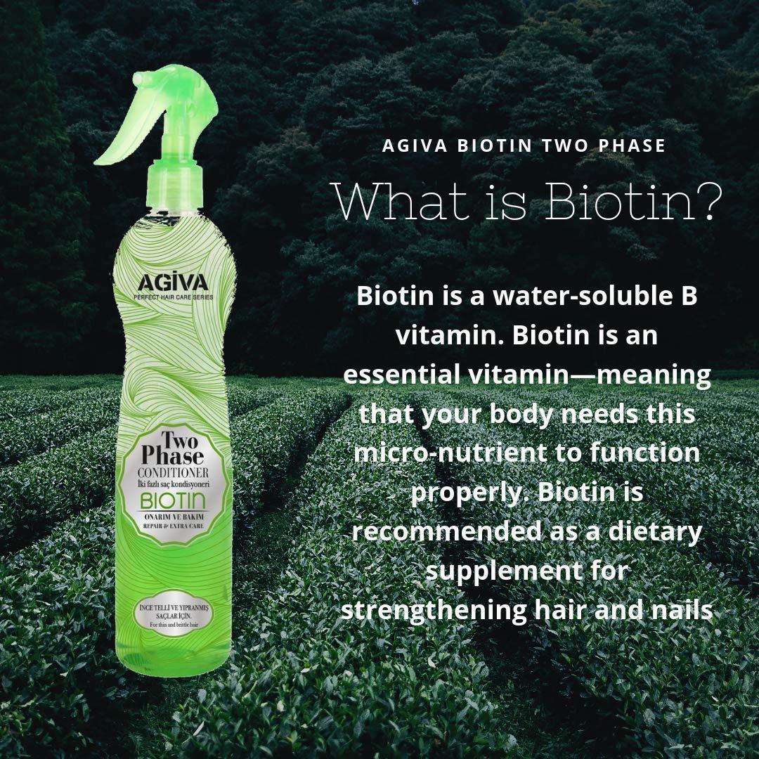 Two Phase Hair Conditioner With Infused Biotin